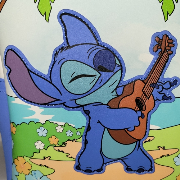 Loungefly Disney Lilo & Stitch Stitch with Ukulele Mini Backpack main image 5